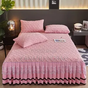 Luxurious Ruffled Bed Skirt Set