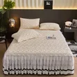 Luxurious Ruffled Bed Skirt Set - 3