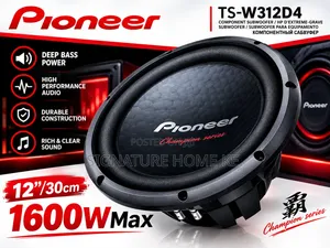 Pioneer 12" 1600W Double Coil Subwoofer Speaker