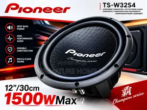 Pioneer 12" 1500W Single Coil Subwoofer Speaker