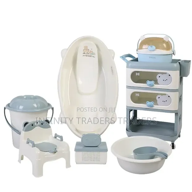 Baby Bath Basin Set - Brand New - 1