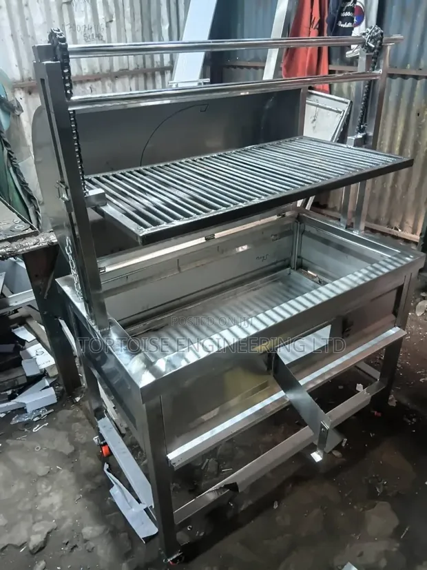 Stainless Steel Commercial Choma Grill / BBQ Station - 1