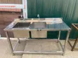 Brand New Stainless Steel Two-Compartment Commercial Sink - 1