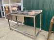 Brand New Stainless Steel Two-Compartment Commercial Sink - 2