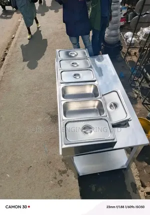 Bain Marie Mpya ya Stainless Steel / Kabati la Chakula cha Moto