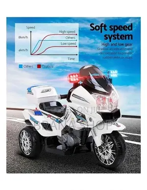 New Police Officer Edition 24V Kids Ride-on Motorcycle