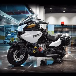 Modern Police Officer 24V Electric Kids Bike - Music & Lights
