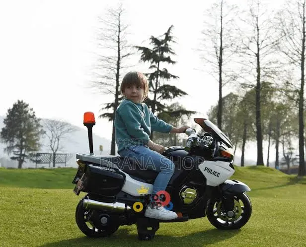 Reliable-Style Police 24V Kids Motorcycle - 1