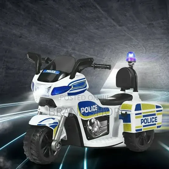 Premium Police Officer 24V Electric Motorcycle for Kids - 1