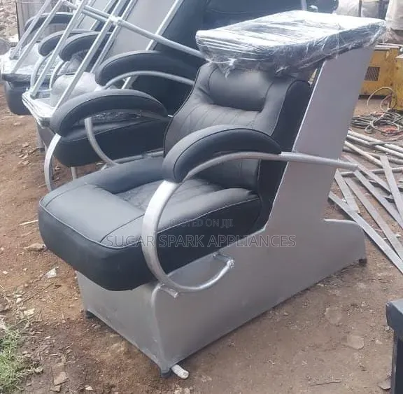 Modern Executive Barber Chair with Sink - 1