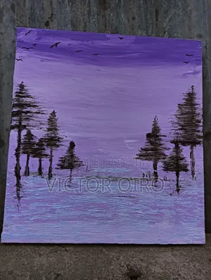 Textured Landscape Art