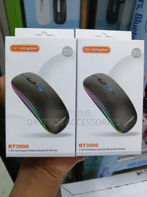 Rechargeable Wireless Mouse - Bluetooth & 2.4GHz