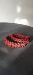 Paracord Bracelets - Orange, Pair - 2