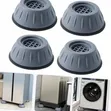 4pcs Universal Shock & Noise Cancelling Anti-Vibration Pads - 1