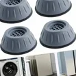 4pcs Universal Shock & Noise Cancelling Anti-Vibration Pads - 2
