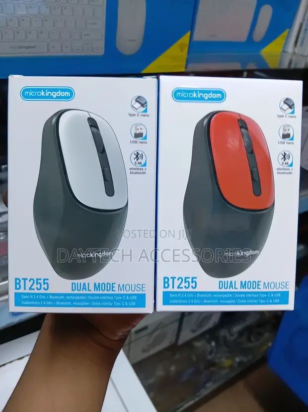 Microkingdom BT255 Rechargeable Wireless Bluetooth Mouse - 1