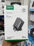 UGREEN 2-Port 20W Fast Charger (X227) - Nyeusi - 3