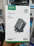 UGREEN 20W USB-C PD & USB-A Wall Charger - Nyeusi - 4