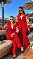 Sem-Turkey Ladies 2-Piece Trouser Suit - 4
