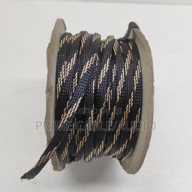 8mm Black Cable Sleeve - Per Meter - 1