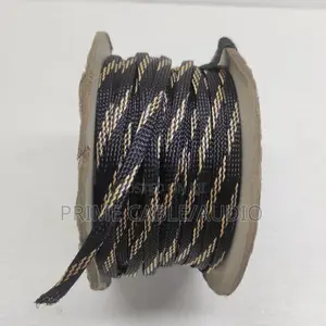 8mm Nyeusi Cable Sleeve - Kwa Mita