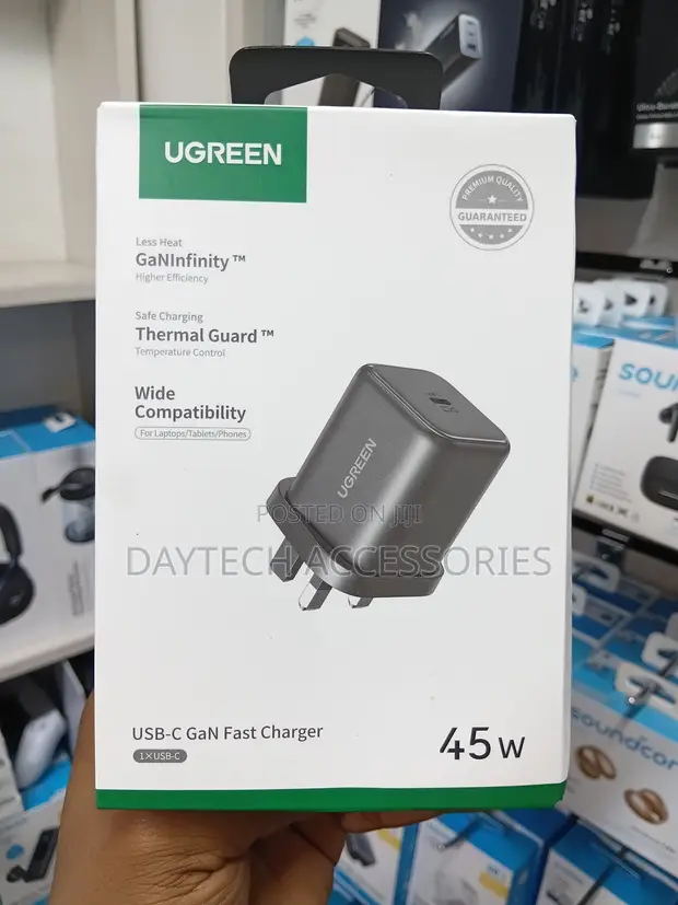 UGREEN 45W Type-C GaN Fast Charger UK - 1