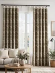 Taupe Textured Wave Curtain - Brand New - 2