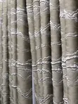 Taupe Textured Wave Curtain - Brand New - 3