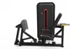 Merc Pro-Series Commercial Seated Leg Press Machine - Nyeusi/Nyekundu - 1