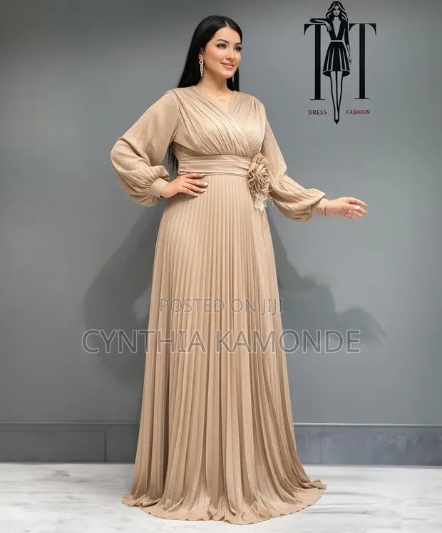 Long Maxi Dress - Multi-Color - 1