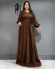 Long Maxi Dress - Multi-Color - 3