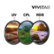Vivitar 3-Piece Series-1 58mm Lens Filter Set (UV+CPL+ND8) - 5
