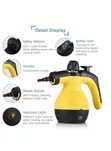 Steam Cleaner Yote ya Umeme 9-in-1 - Njano - 2