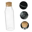 Airtight Glass Bottle with Bamboo Cork - 2