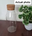 Airtight Glass Bottle with Bamboo Cork - 3