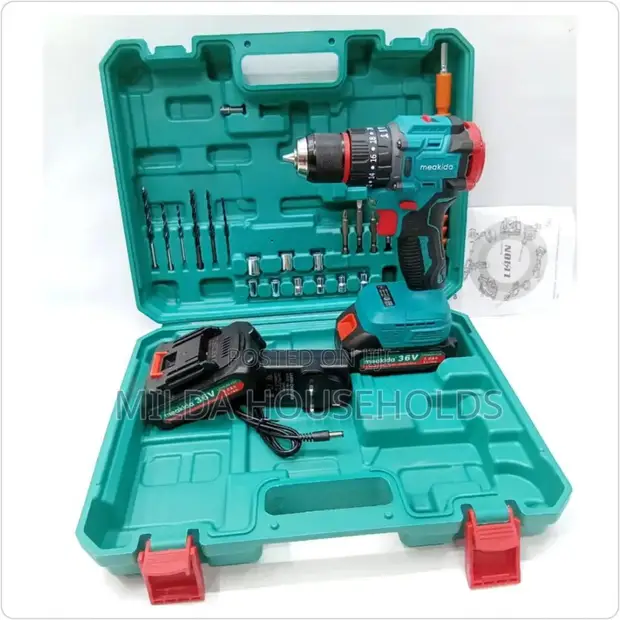 Meakida 36V Brushless Cordless Drill - 1