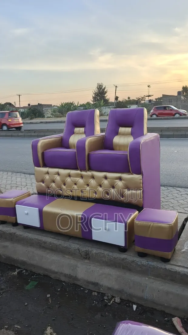 Modern Pedicure Seats with Drawers - 1