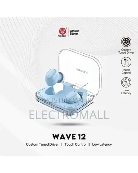 Fantech Wave 12 TWS Wireless Earbuds - Blue - 1
