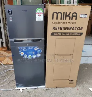 Mika 138L Double Door Refrigerator (Model MRDCD138DS)