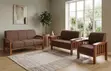 Premium Wooden 5-Seater Sofa Set with High-Density Cushioning - 1