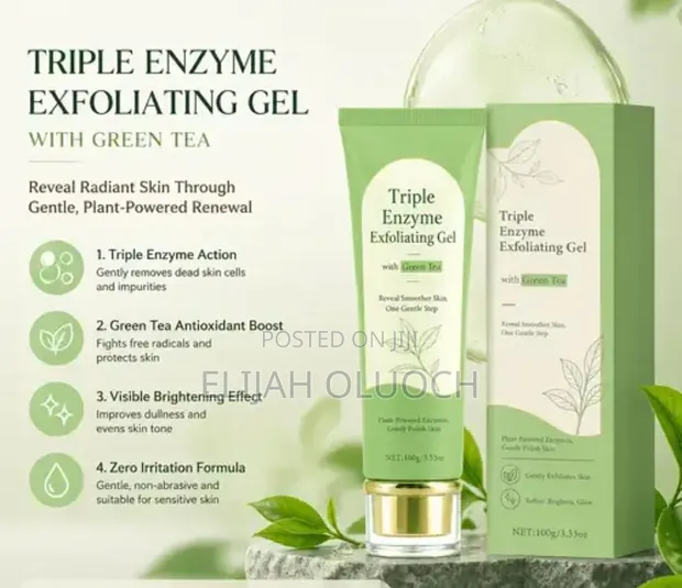 Triple Enzyme Green Tree Aqua Peel Gel cha Kumen'g'oa Ngozi - 1