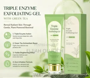 Triple Enzyme Green Tree Aqua Peel Gel cha Kumen'g'oa Ngozi