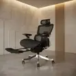 Modern Executive Orthopedic Fabric Reclining Office Chairs - 2