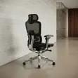 Modern Executive Orthopedic Fabric Reclining Office Chairs - 4