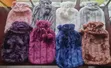 Fluffy Fabric Covered 2 Litre Hot Water Bottle Bag - 3