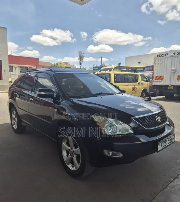 Toyota Harrier 2008 Nyeusi - 1