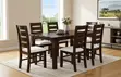 Custom Dark Mahogany 6 Seater Dining Set - 2