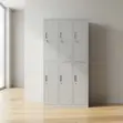 6 Drawer Stainless Steel Office Cabinet - 3