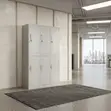 6 Drawer Stainless Steel Office Cabinet - 5