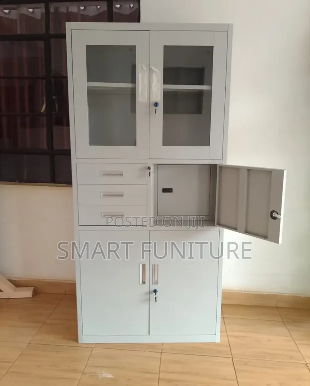 Brand New 1/2 Glass Cabinet with Adjustable Shelves - 1